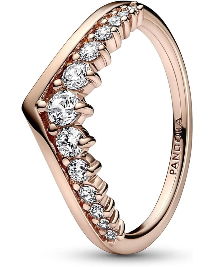 PANDORA JEWELS Mod. TIMELESS WISH FLOATING PAVE - RING - Size 56 ***SPECIAL PRICE***