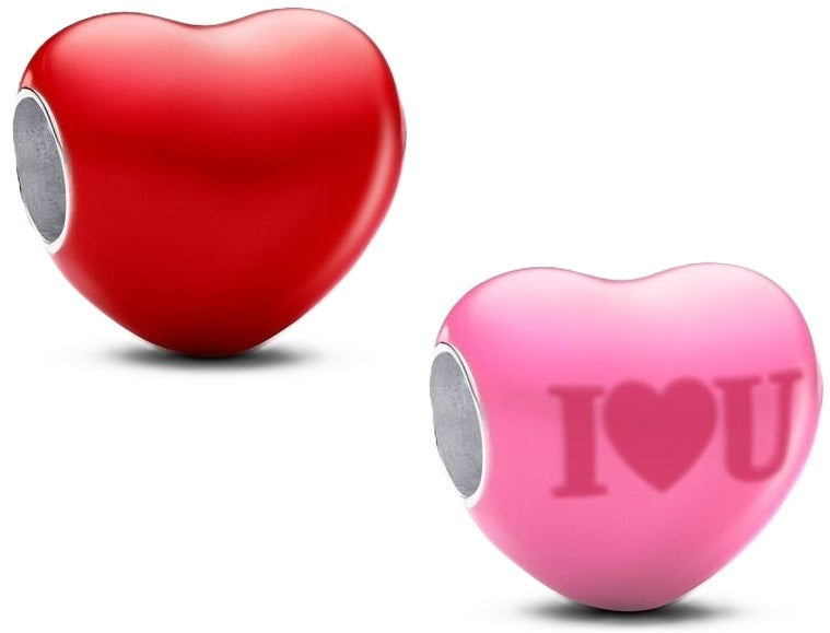 PANDORA CHARMS Mod. COLOUR-CHANGING HIDDEN MESSAGE HEART ***SPECIAL PRICE***