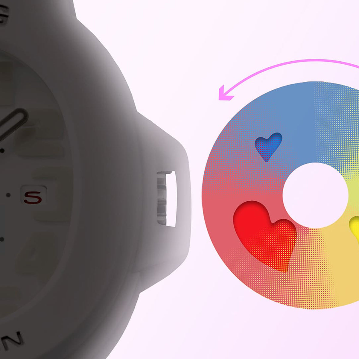 CASIO BABY-G Mod. PLAYFUL HEART SERIES - YELLOW