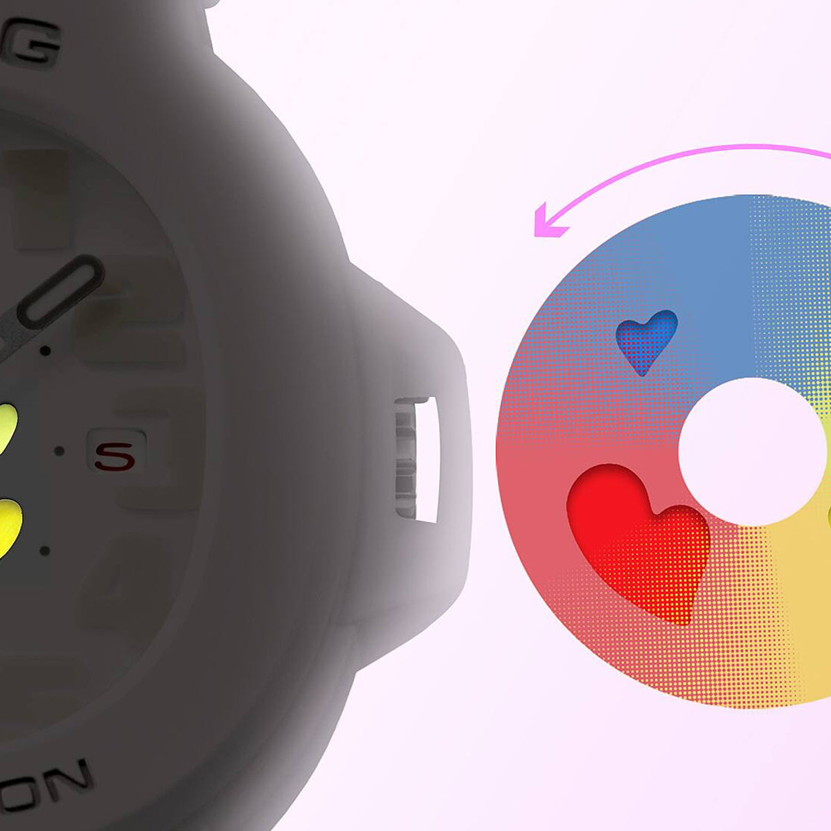 CASIO BABY-G Mod. PLAYFUL HEART SERIES - PINK