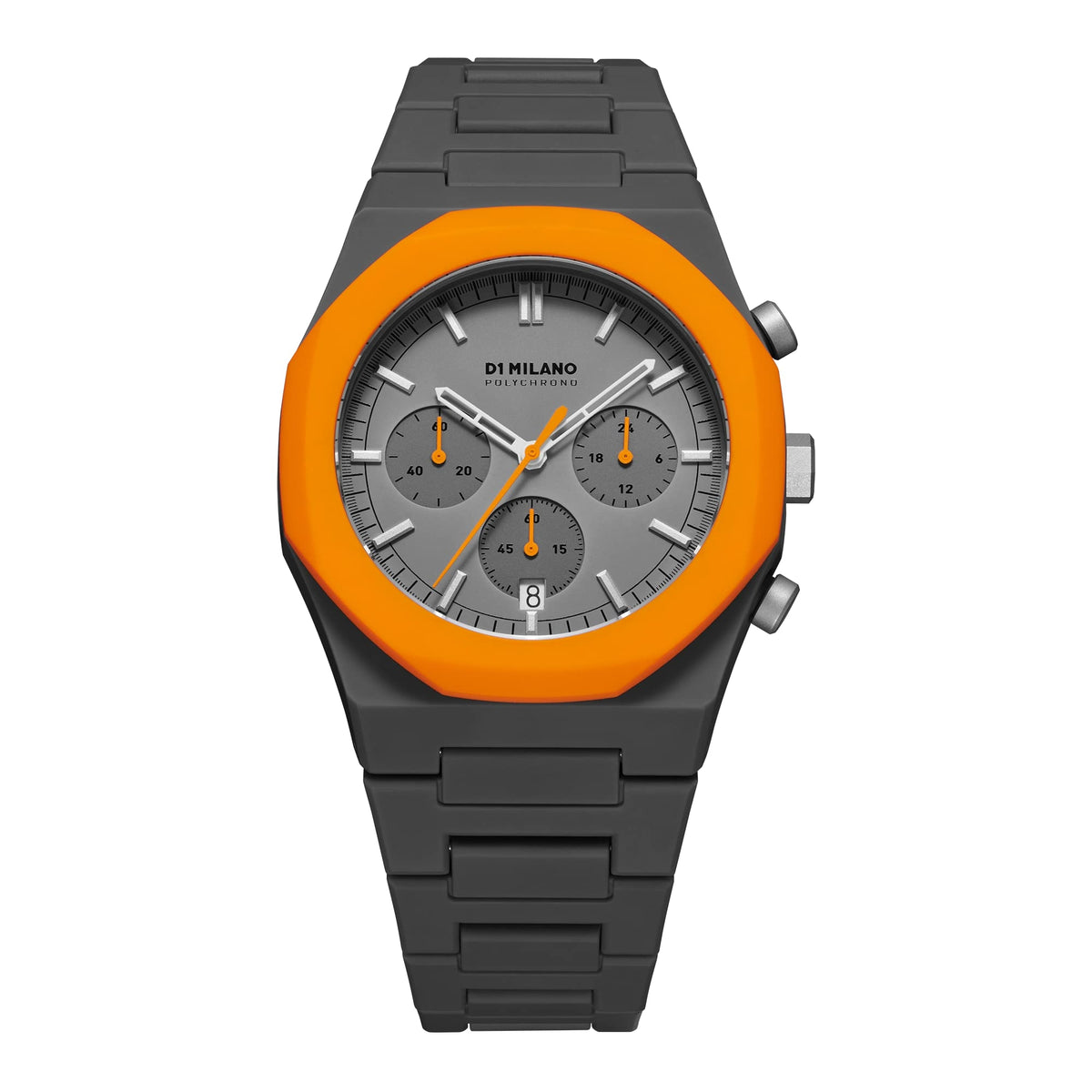 D1 MILANO Mod. POLYCHRONO ORANGE BLAST