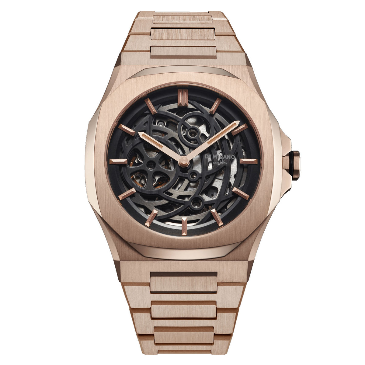 D1 MILANO Mod. SKELETON ROSE GOLD
