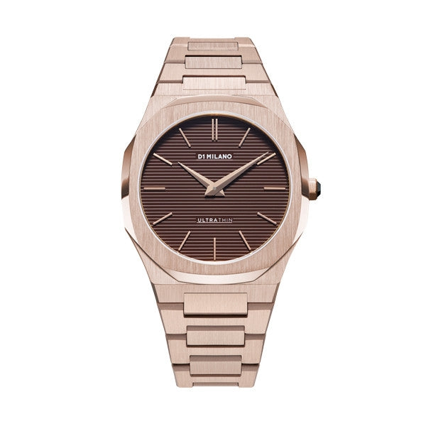 D1 MILANO Mod. ULTRA THIN CHAMPAGNE BROWN - RE-STYLE EDITION