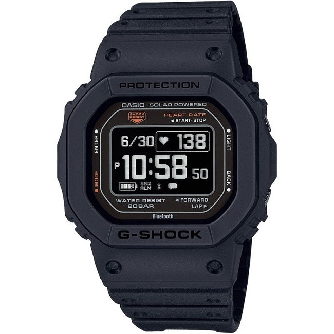 CASIO G-SHOCK Mod. G-SQUAD THE ORIGIN Black - HEART RATE SERIE