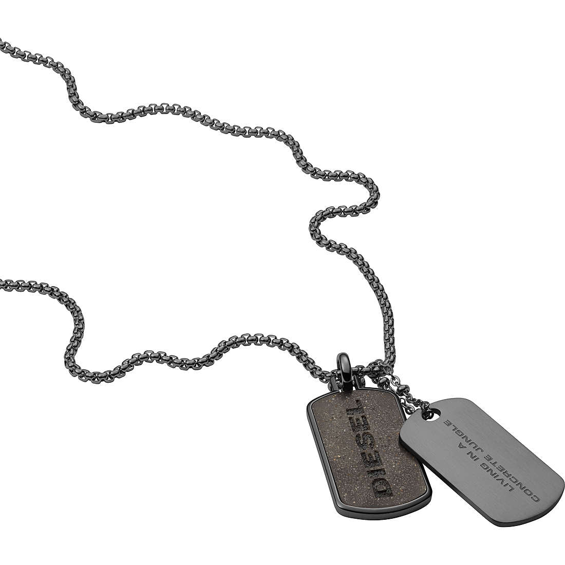 DIESEL JEWELS Mod. DOUBLE DOGTAGS