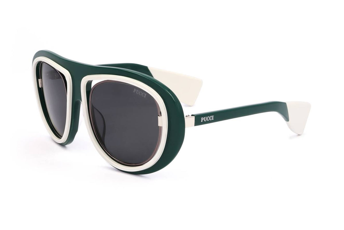 EMILIO PUCCI SUNGLASSES Mod. EP0059 SHINY DARK GREEN