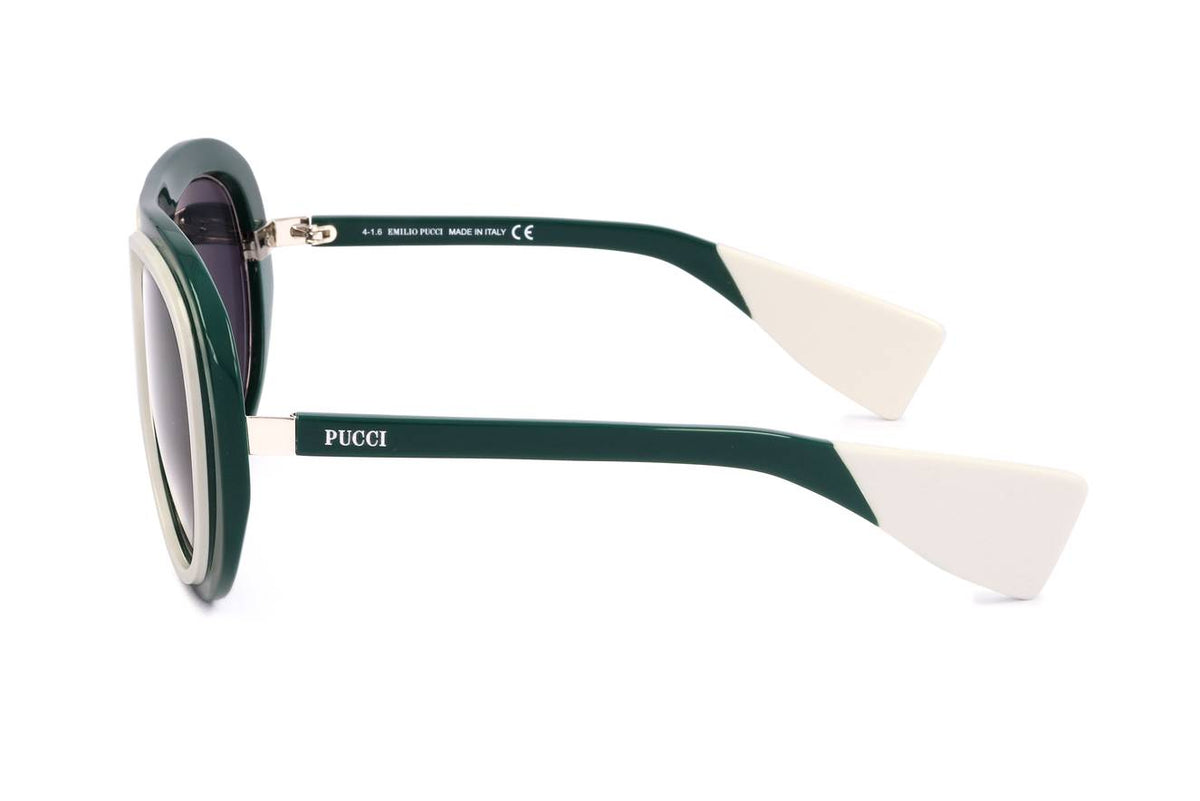 EMILIO PUCCI SUNGLASSES Mod. EP0059 SHINY DARK GREEN