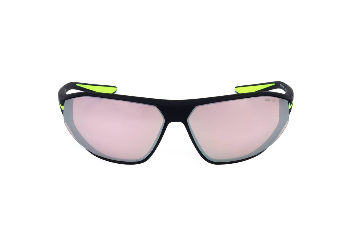 NIKE SUNGLASSES Mod. AERO SWIFT MATTE BLACK ROAD CHROME