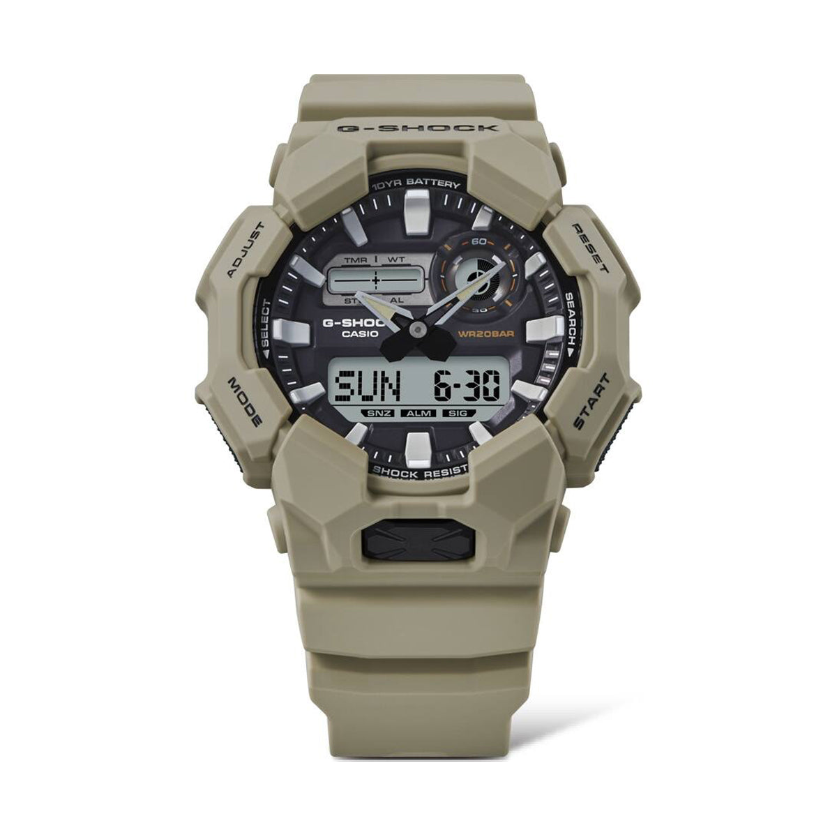 CASIO G-SHOCK Mod. NEW RUGGED BASIC Digital 10-Year Battery
