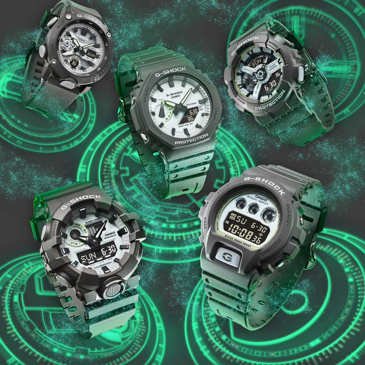 CASIO G-SHOCK Mod. BOLD - HIDDEN GLOW SERIE