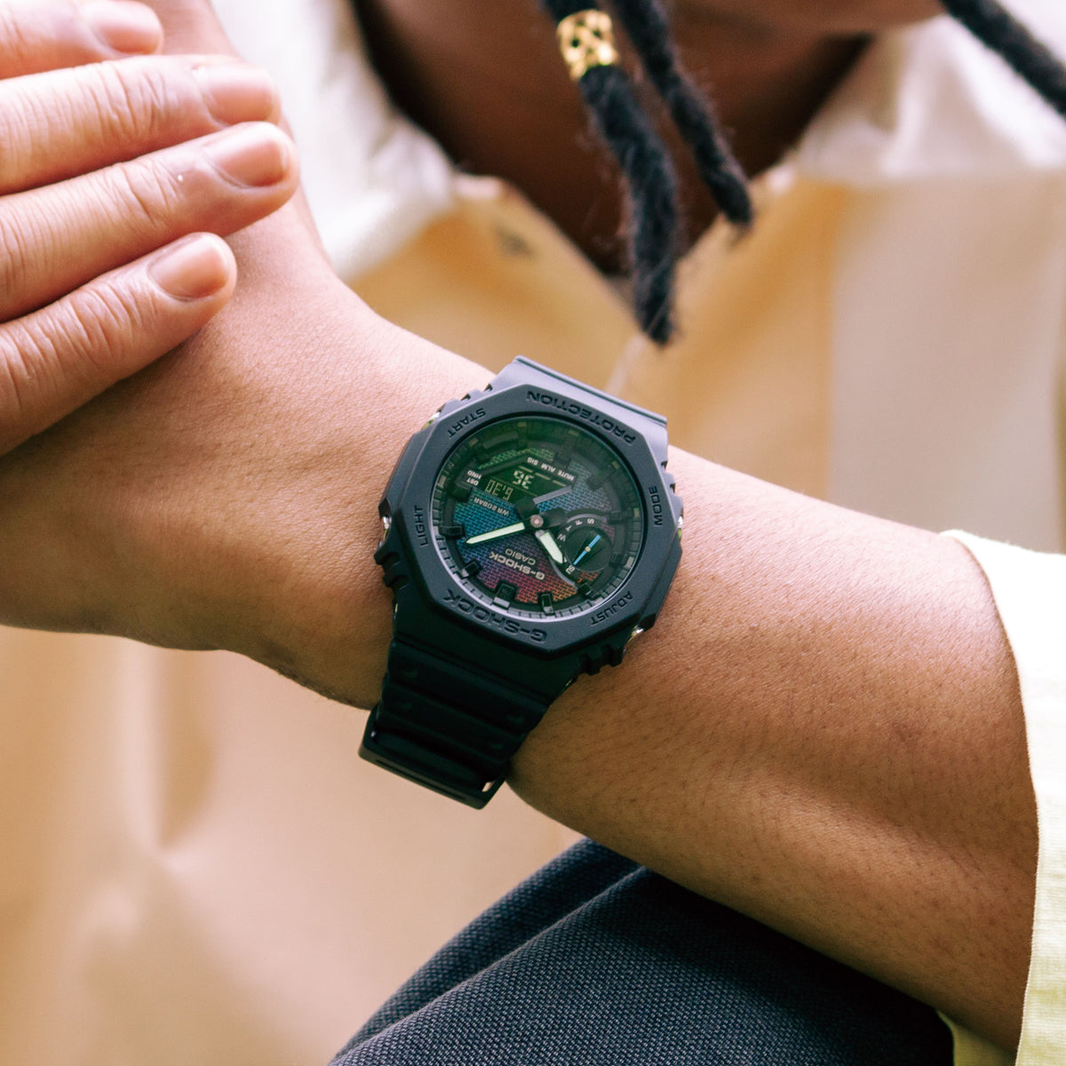 CASIO G-SHOCK Mod. OAK - RAINBOW BRICK WALL SERIE