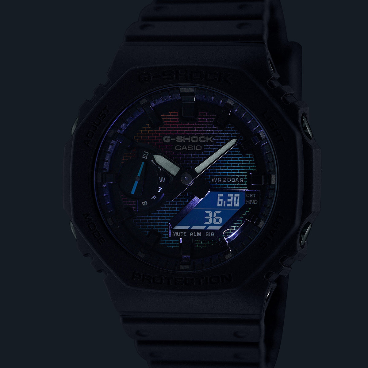 CASIO G-SHOCK Mod. OAK - RAINBOW BRICK WALL SERIE