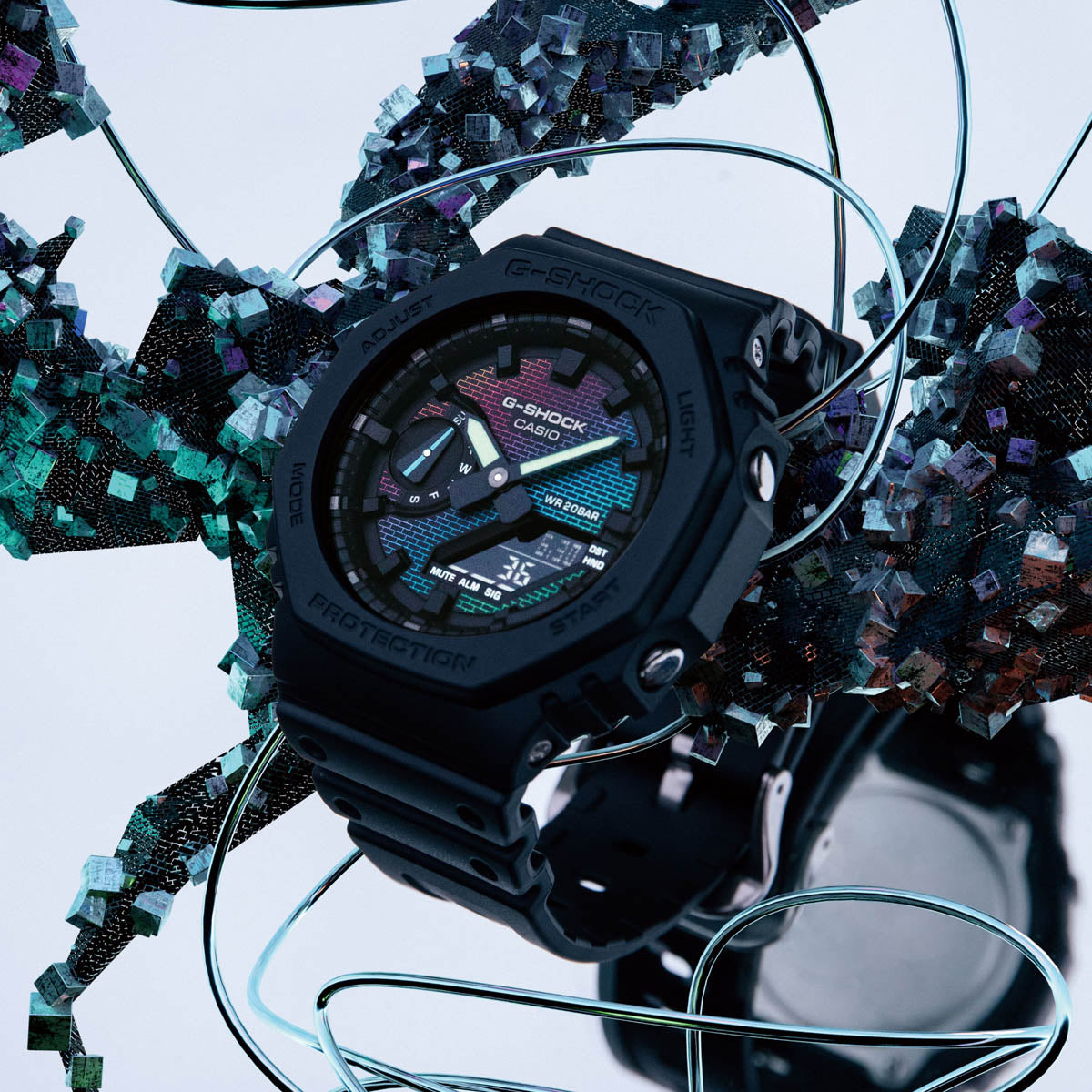 CASIO G-SHOCK Mod. OAK - RAINBOW BRICK WALL SERIE