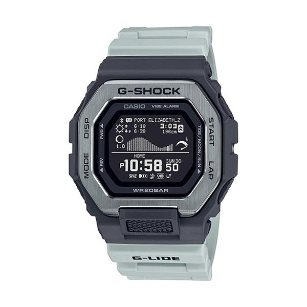 CASIO G-SHOCK Mod. G-LIDE GRAY - Surf Tide Graph