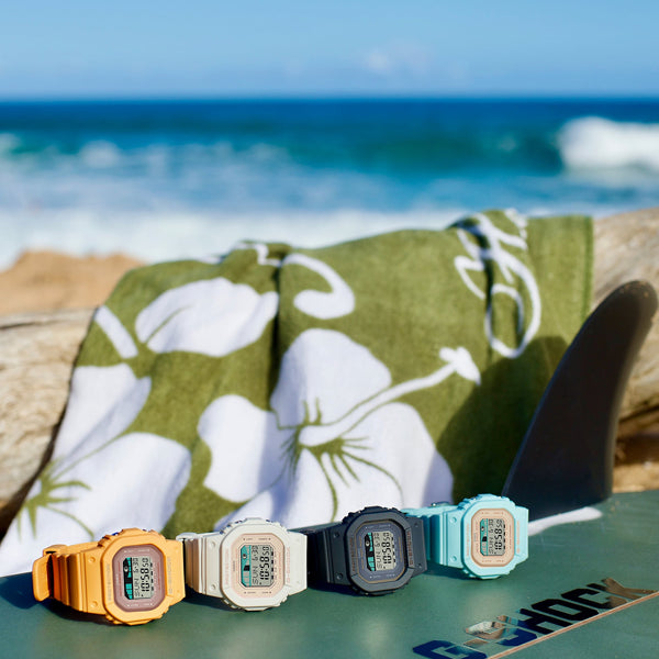 CASIO G-SHOCK Mod. G-LIDE Black - SURF TIDE GRAPHS