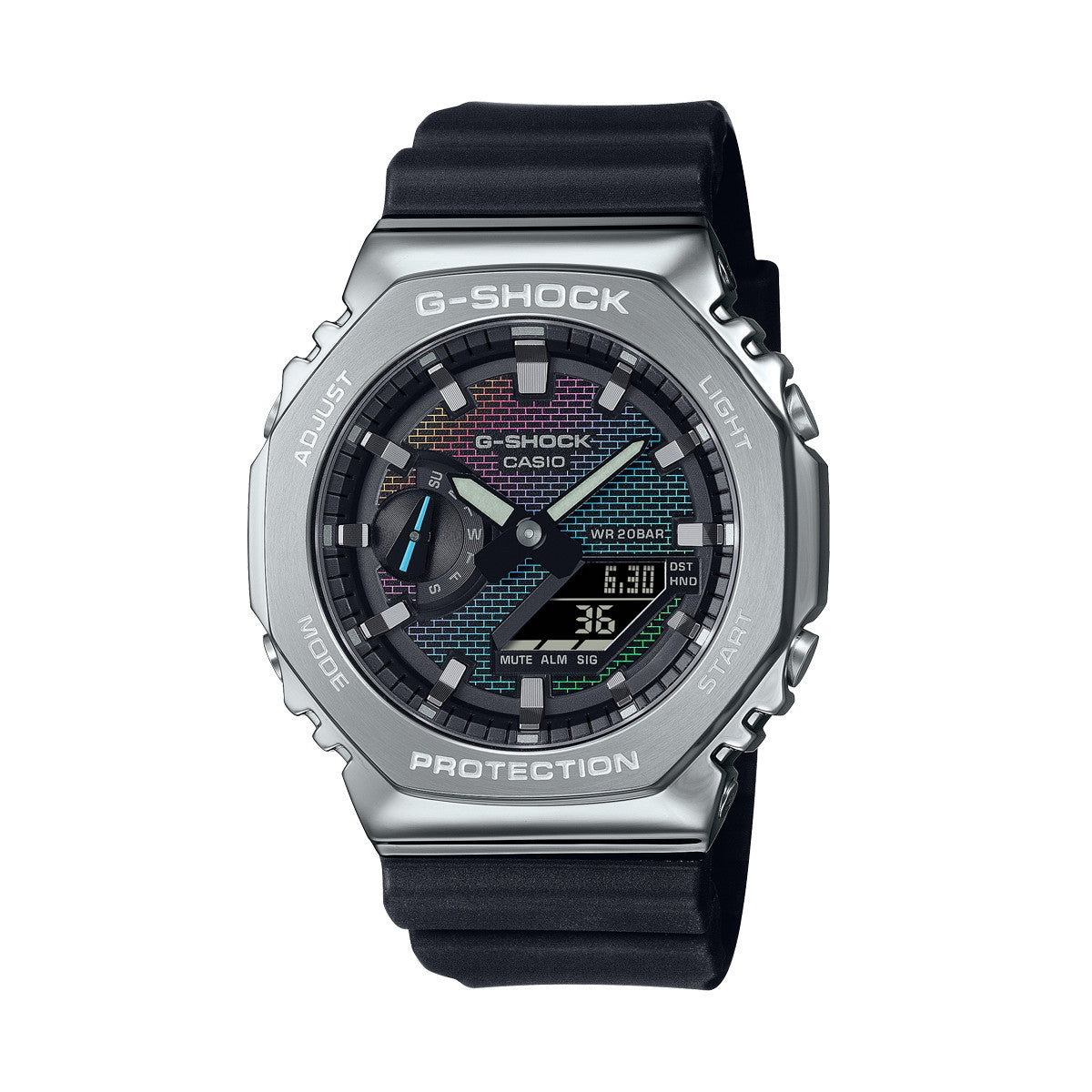 CASIO G-SHOCK Mod. OAK METAL COVERED - RAINBOW BRICK WALL SERIE