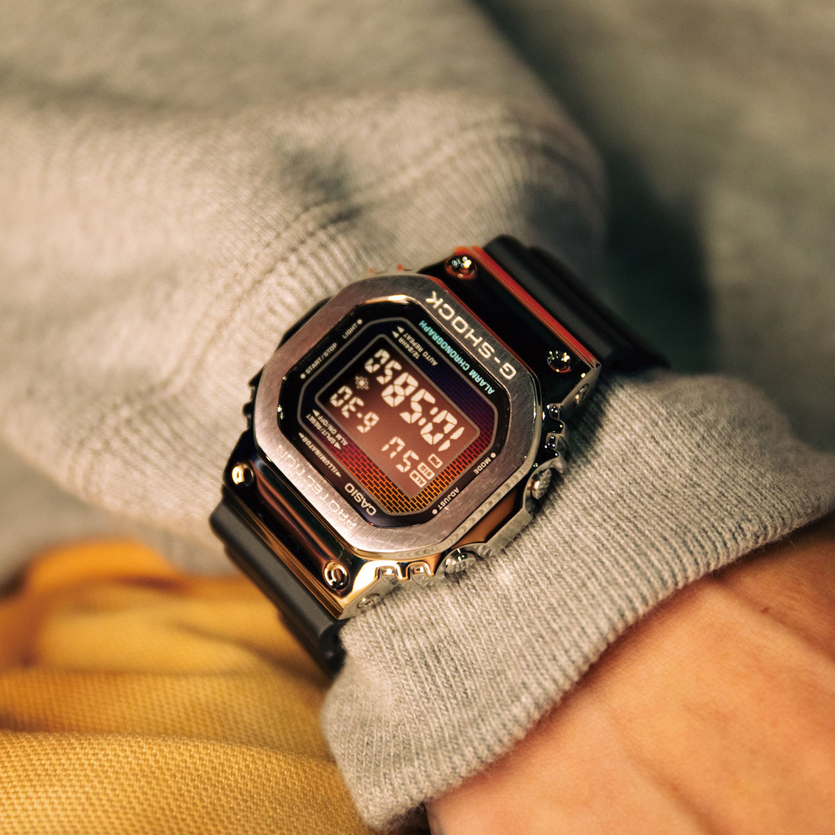 CASIO G-SHOCK Mod. THE ORIGIN METAL COVERED -  RAINBOW BRICK WALL SERIE