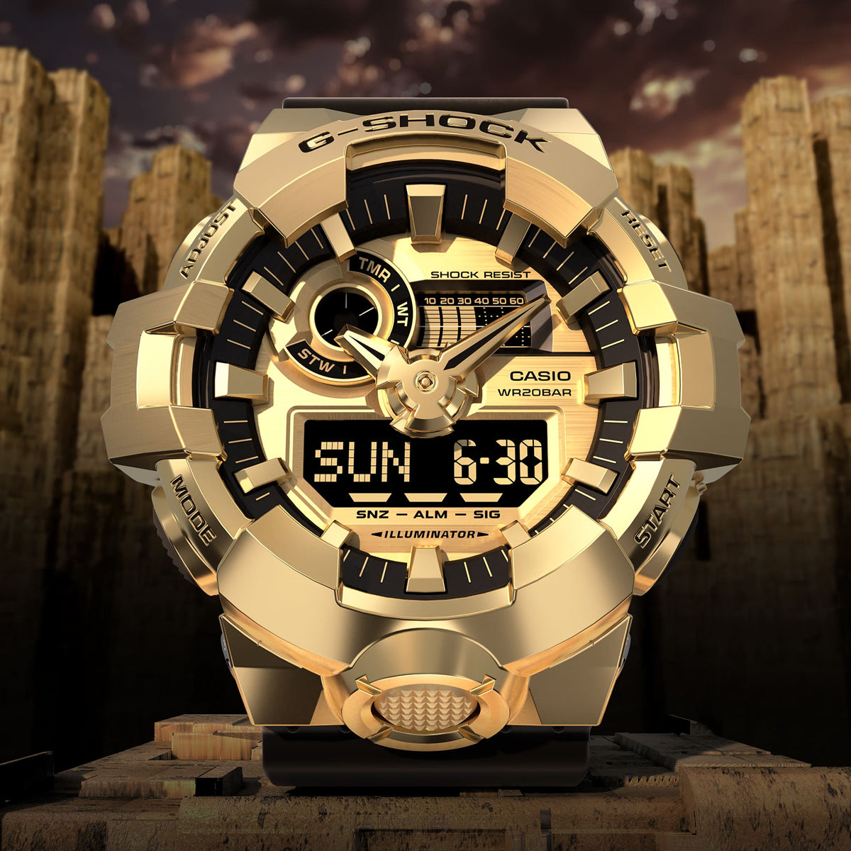 CASIO G-SHOCK Mod. G-STEEL BOLD GOLD