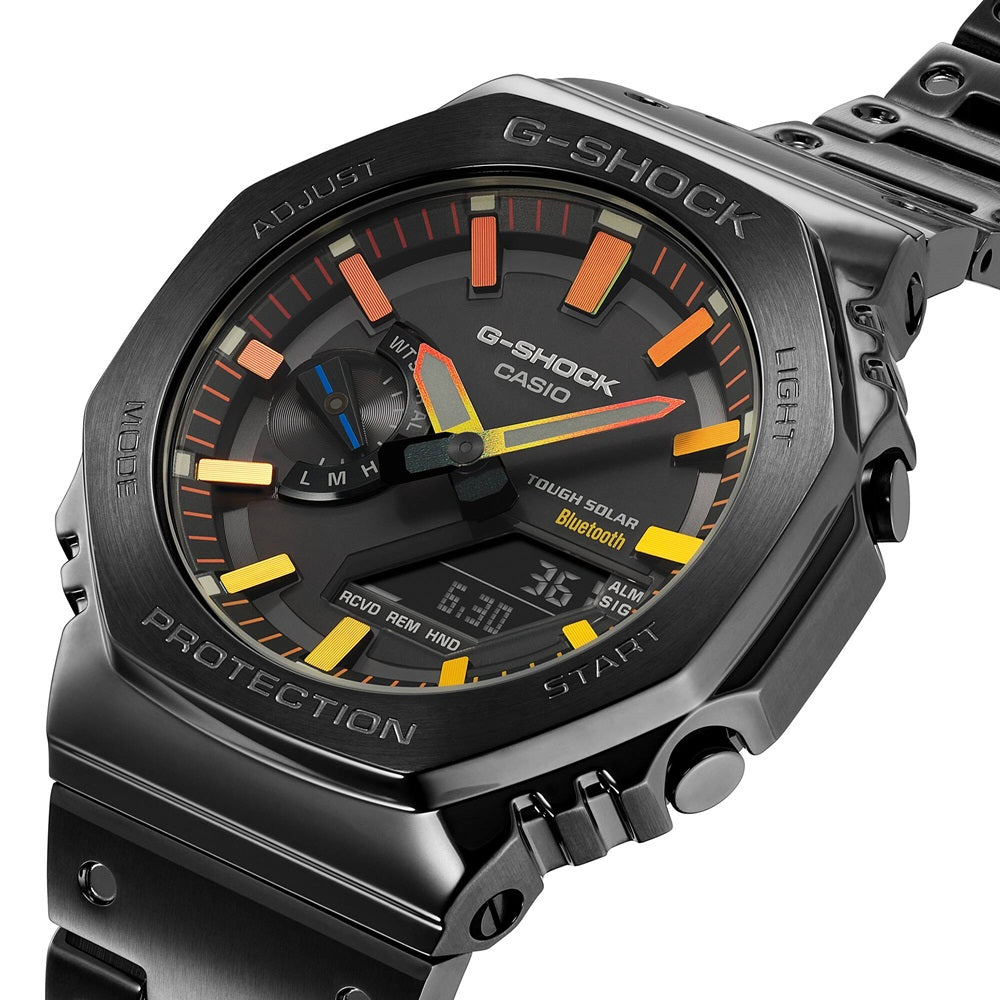 CASIO G-SHOCK Mod. OAK FULL METAL - BLACK POLYCHROMATIC ACCENTS SERIE
