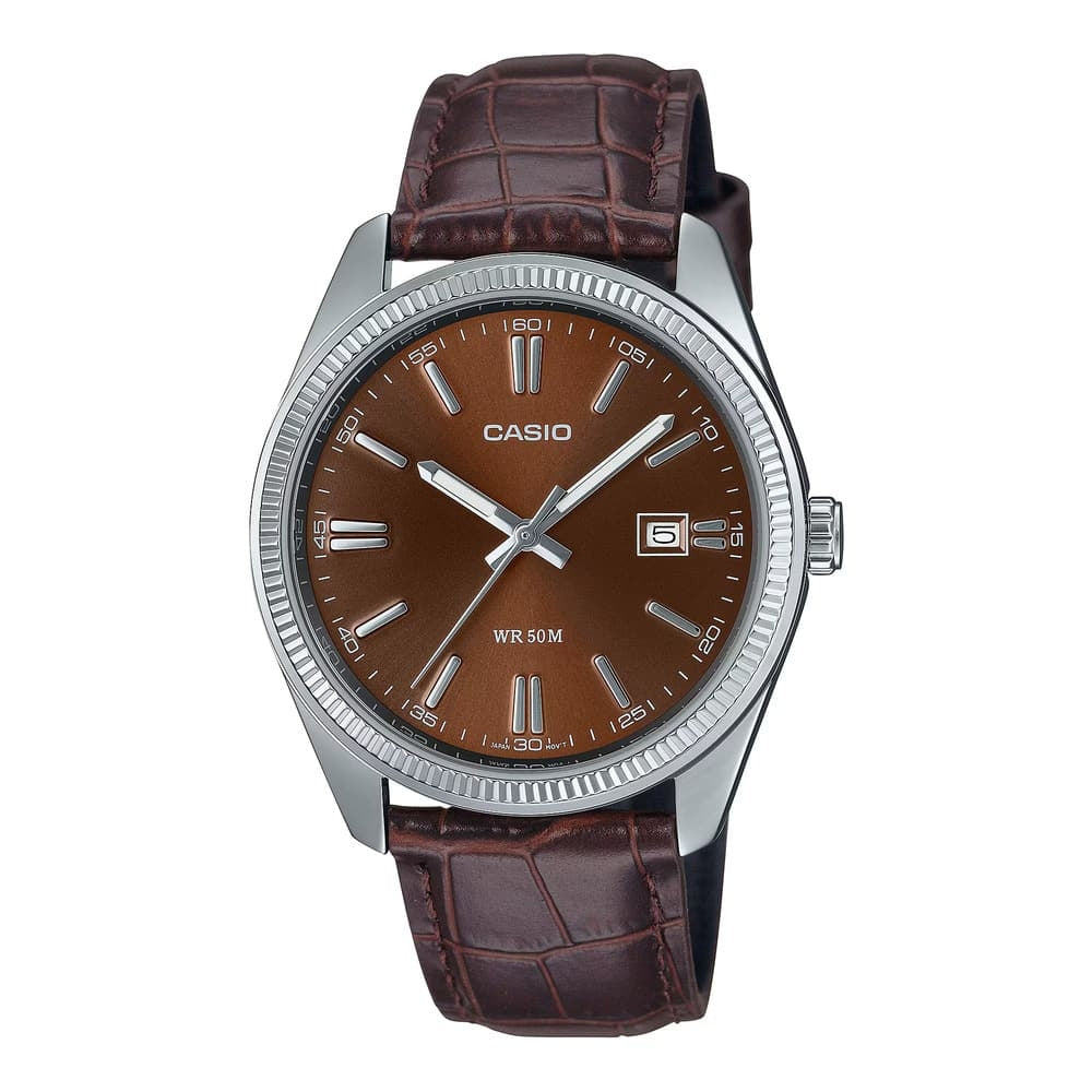 CASIO COLLECTION Mod. DATE, LEATHER - BRONZE