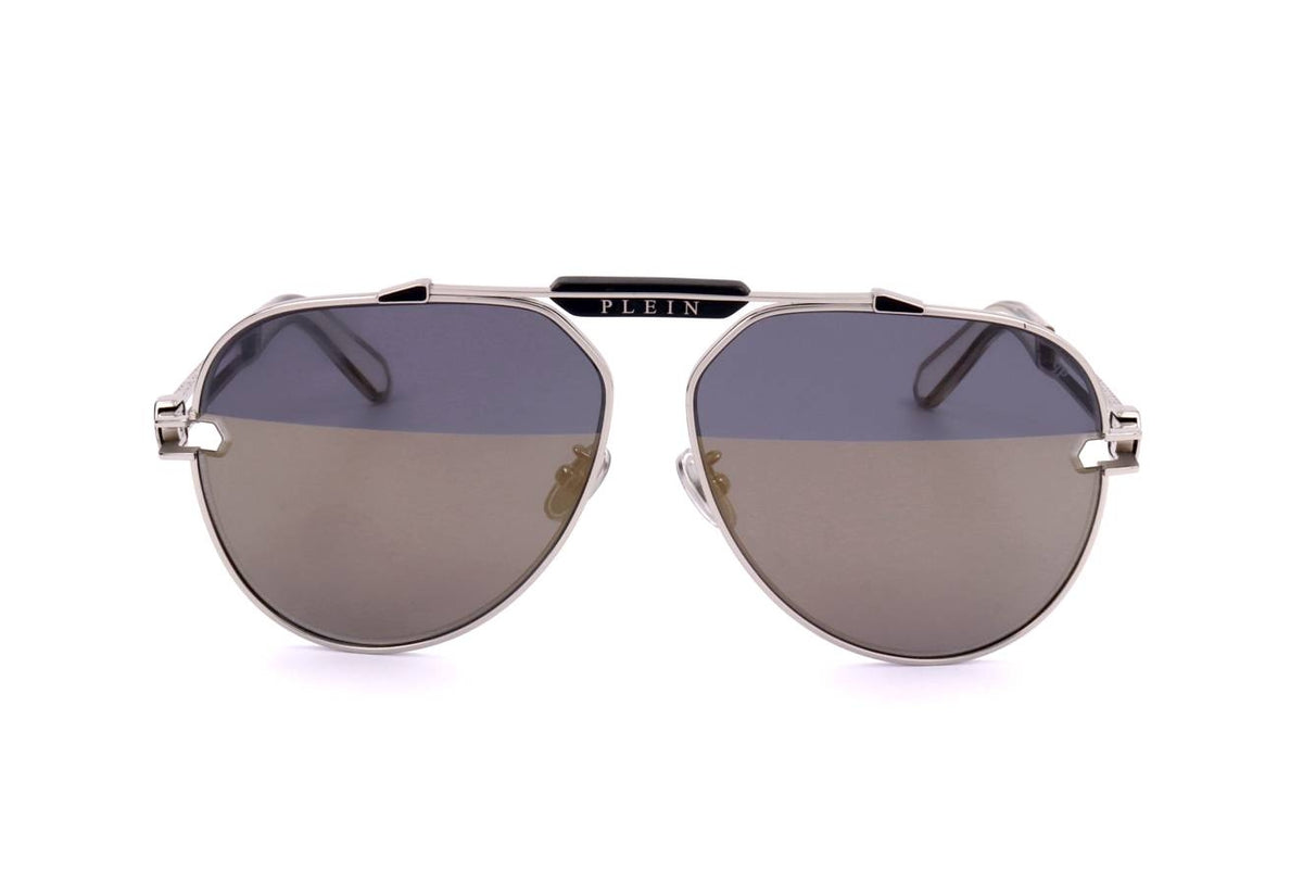 PHILIPP PLEIN SUNGLASSES Mod. SPP048M SHINY PALLADIUM