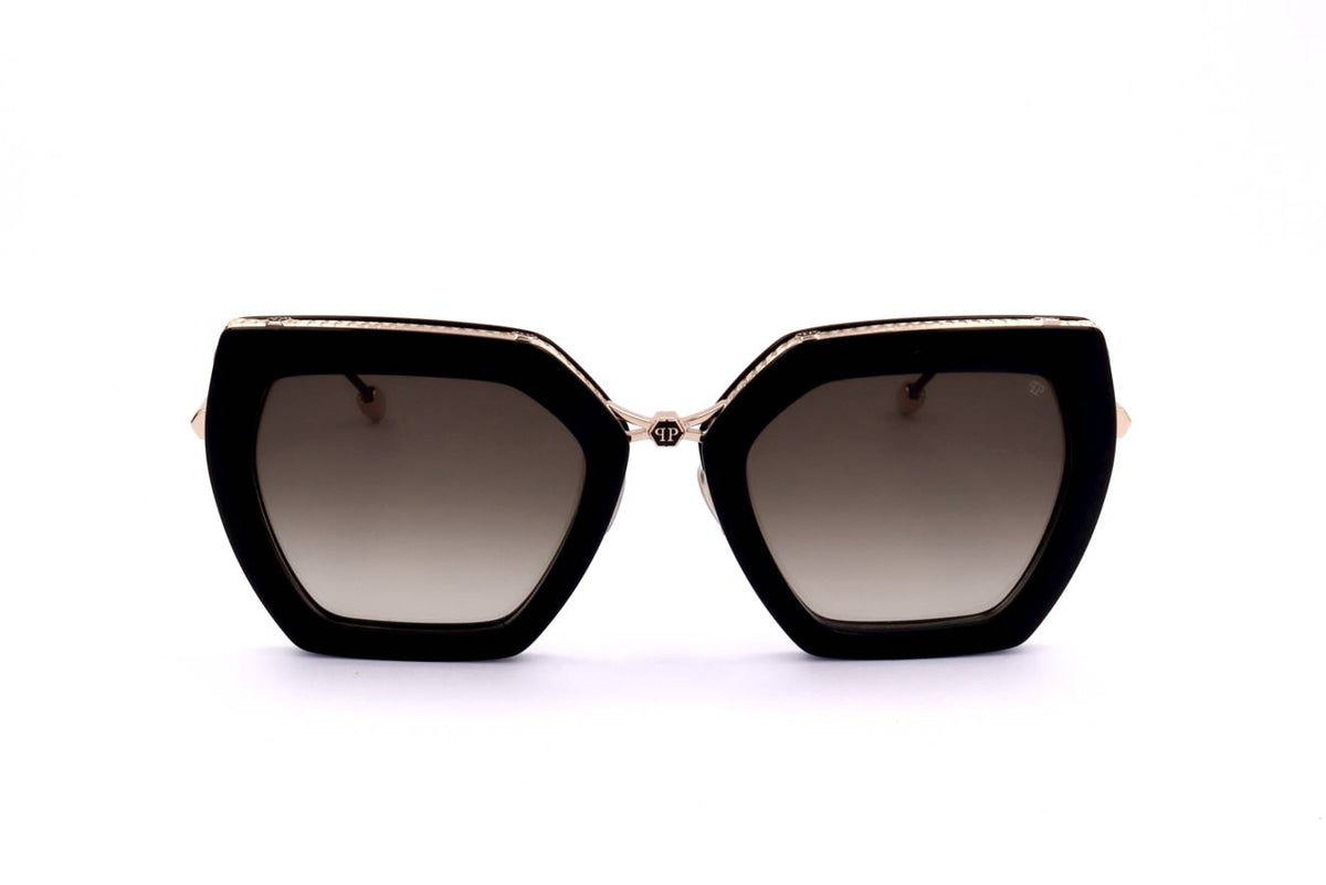PHILIPP PLEIN SUNGLASSES Mod. SPP097S SHINY DARK BLACK
