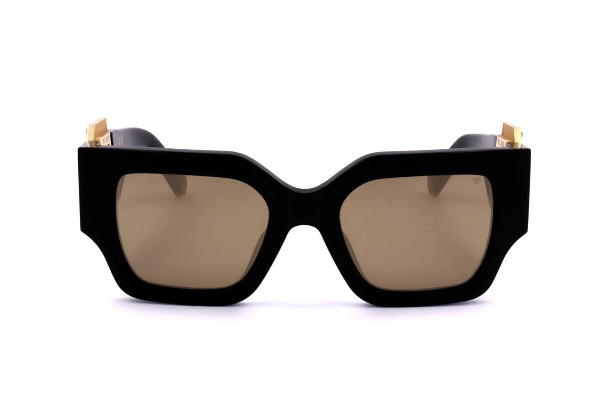 PHILIPP PLEIN SUNGLASSES Mod. SPP103S SHINY GREY GOLD