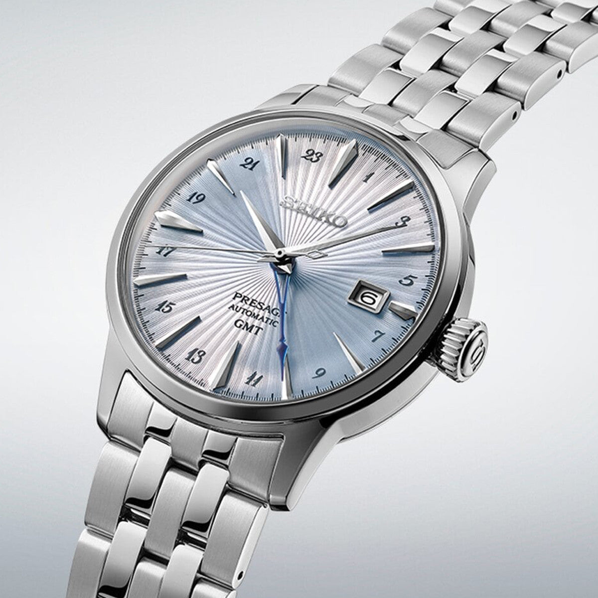SEIKO PRESAGE Mod. COCKTAIL AUTOMATIC - LIGHT BLUE