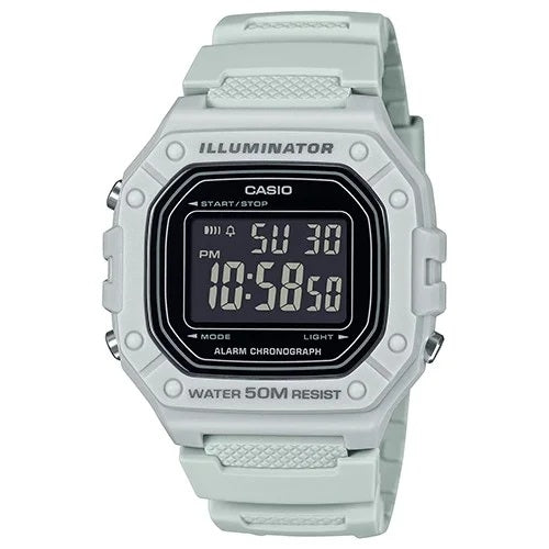 CASIO TIMELESS COLLECTION Mod. SPORT ILLUMINATOR WR 50M. ALARM. CHRONOGRAPH - GREY