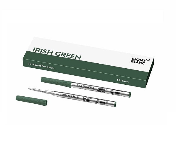 MONTBLANC Mod. IRISH GREEN- REFILLS BALL PEN - MEDIUM - 2 PCS