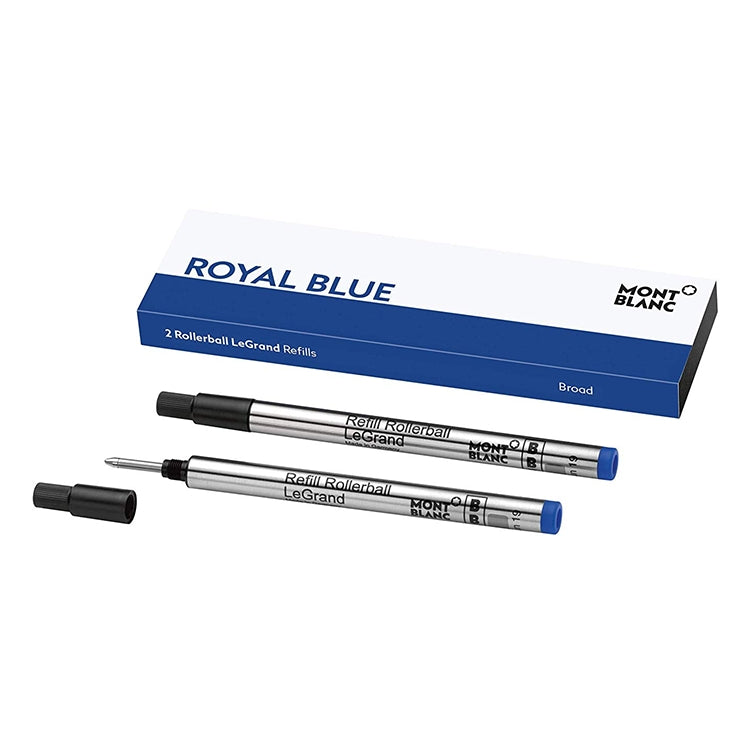 MONTBLANC Mod. ROLLERBALL LEGRAND REFILLS - Broad - ROYAL BLUE