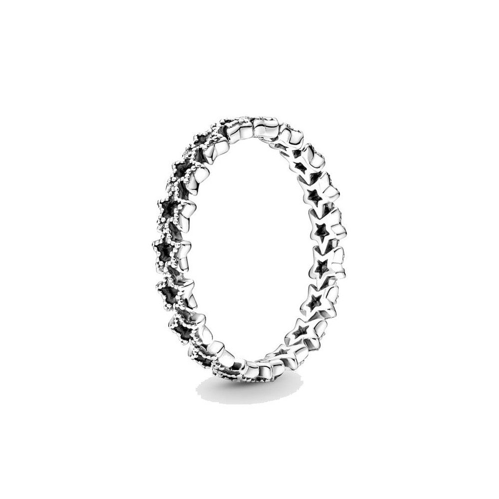 PANDORA JEWELS Mod. BAND OF ASYMMETRIC STARS - RING - Size 52 ***SPECIAL PRICE***