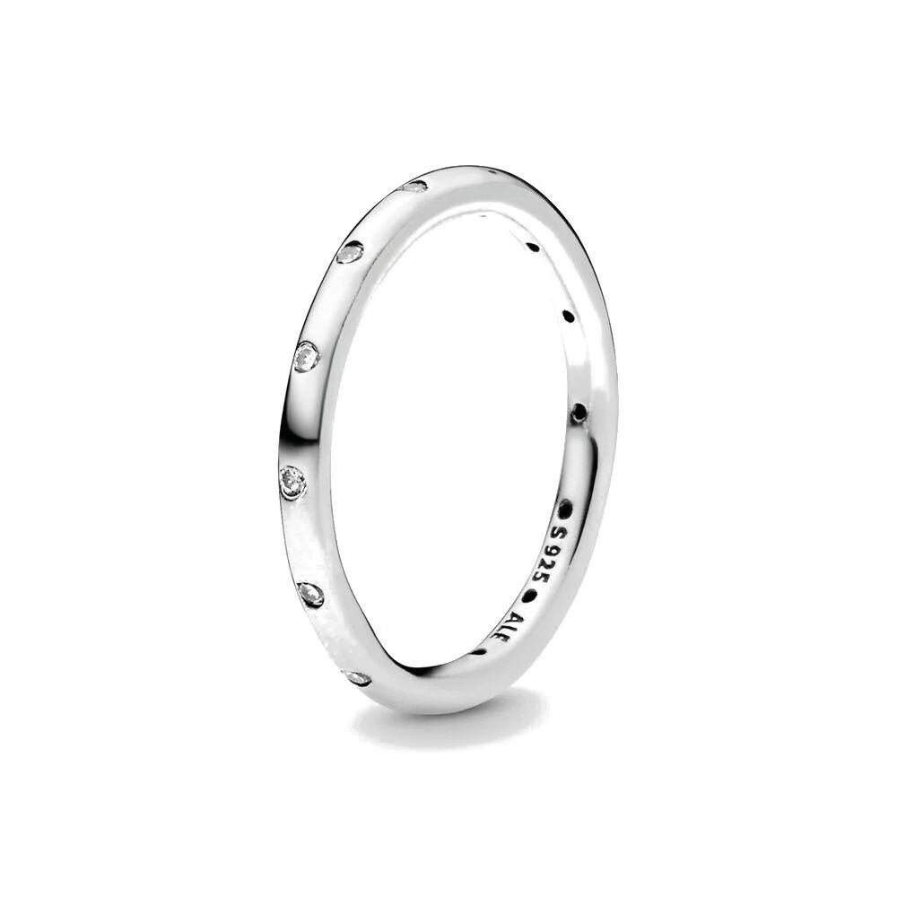 PANDORA JEWELS Mod. SIMPLE SPARKLING BAND - RING - Size 56 ***SPECIAL PRICE***