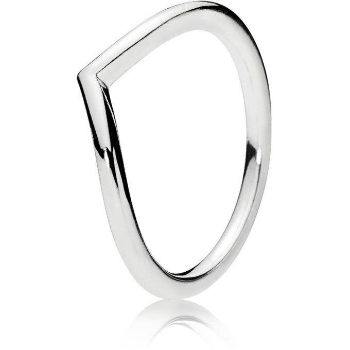 PANDORA JEWELS Mod. WISHBONE SILVER - RING - Size 50 ***SPECIAL PRICE***