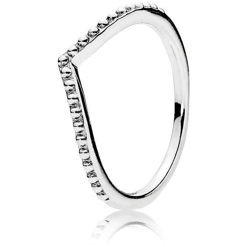 PANDORA JEWELS Mod. WISHBONE SILVER - RING - Size 52