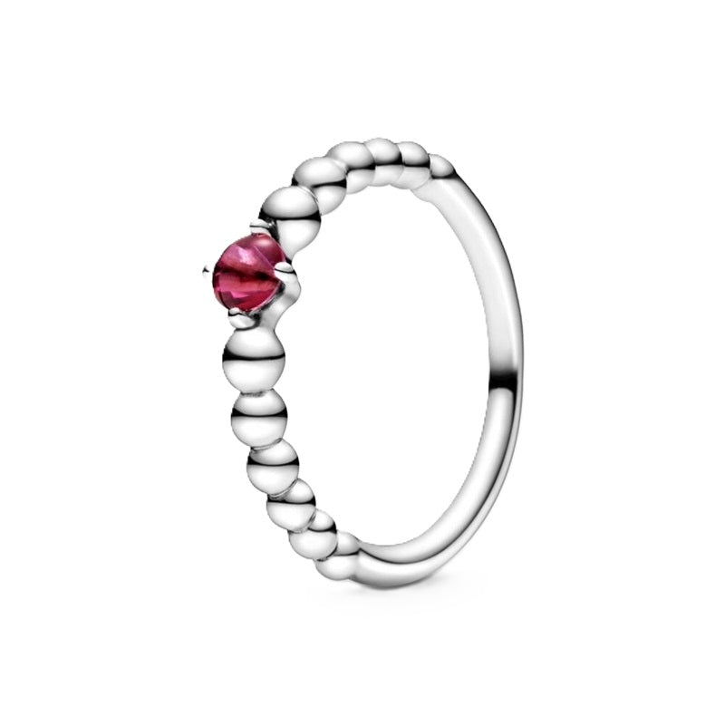 PANDORA JEWELS Mod. RED STONE - RING - Size 56 ***SPECIAL PRICE***