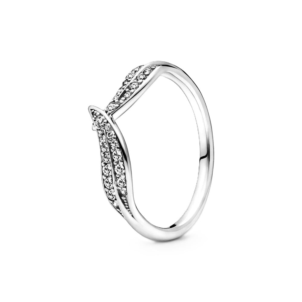 PANDORA JEWELS Mod. LEAF PAVE - RING - Size 50 ***SPECIAL PRICE***