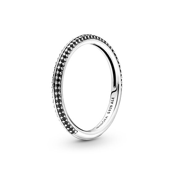 PANDORA JEWELS Mod. ME COLLECTION BLACK PAVE - RING - Size 50 ***SPECIAL PRICE***