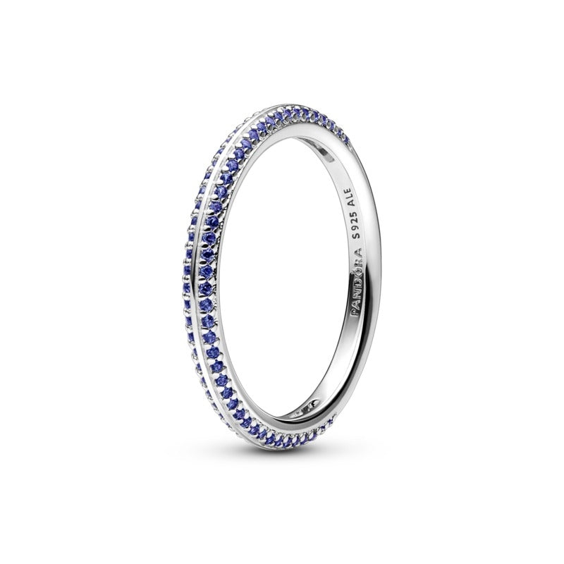 PANDORA JEWELS Mod. ME COLLECTION BLUE PAVE - RING - Size 54