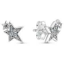 PANDORA JEWELS Mod. SPARKLING ASYMMETRIC STARS