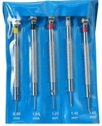 Bustina 5 giraviti  (0.6; 0.8; 1.0; 1.2; 1.4mm) - 5 precision screwdrivers kit (0.6; 0.8; 1.0; 1.2; 1.4mm)