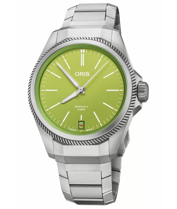 ORIS MOD. PROPILOT X KERMIT EDITION