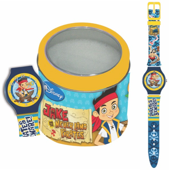 WALT DISNEY KID WATCH Mod. JAKE THE PIRATE - Tin box 