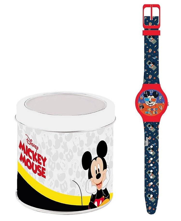 WALT DISNEY KID WATCH Mod. MICKEY MOUSE - Tin Box ***Special Price***