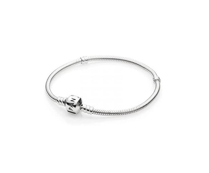 PANDORA MOMENTS COLLECTION Mod. SNAKE CHAIN BRACELET - Size 17 ***SPECIAL PRICE****