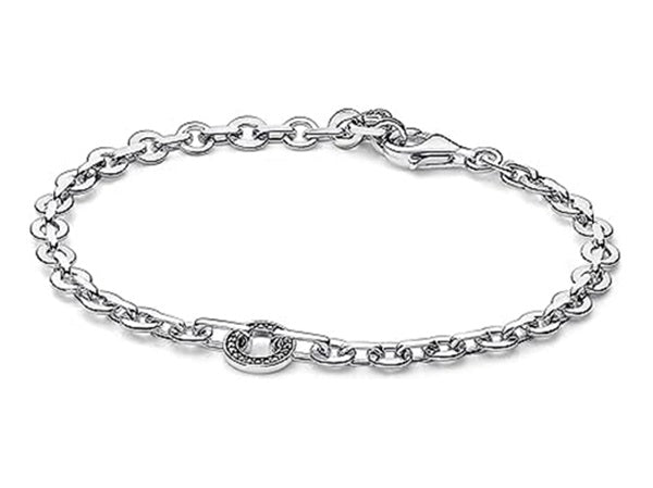 PANDORA JEWELS Mod. SIGNATURE PAVE BOLD CHAIN - Size 16