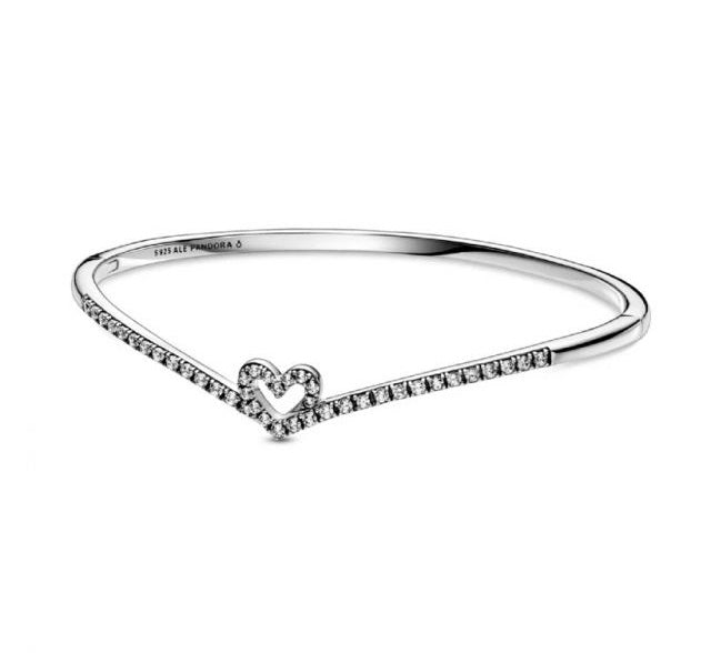 PANDORA JEWELS Mod. CHEVRON HEART ***SPECIAL PRICE****