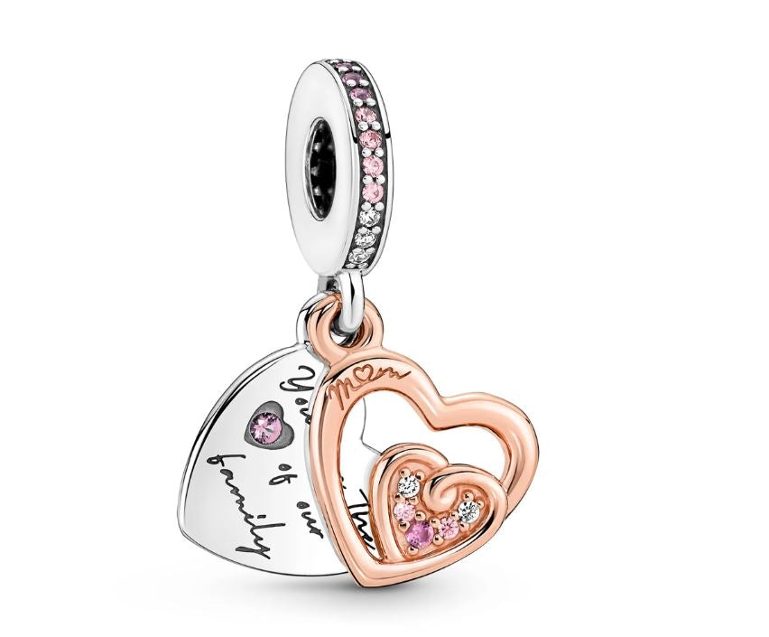 PANDORA CHARMS Mod. ENTWINED INFINITE HEARTS