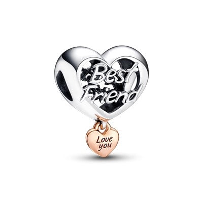 PANDORA JEWELRY Mod. LOVE YOUR BEST FRIEND HEART