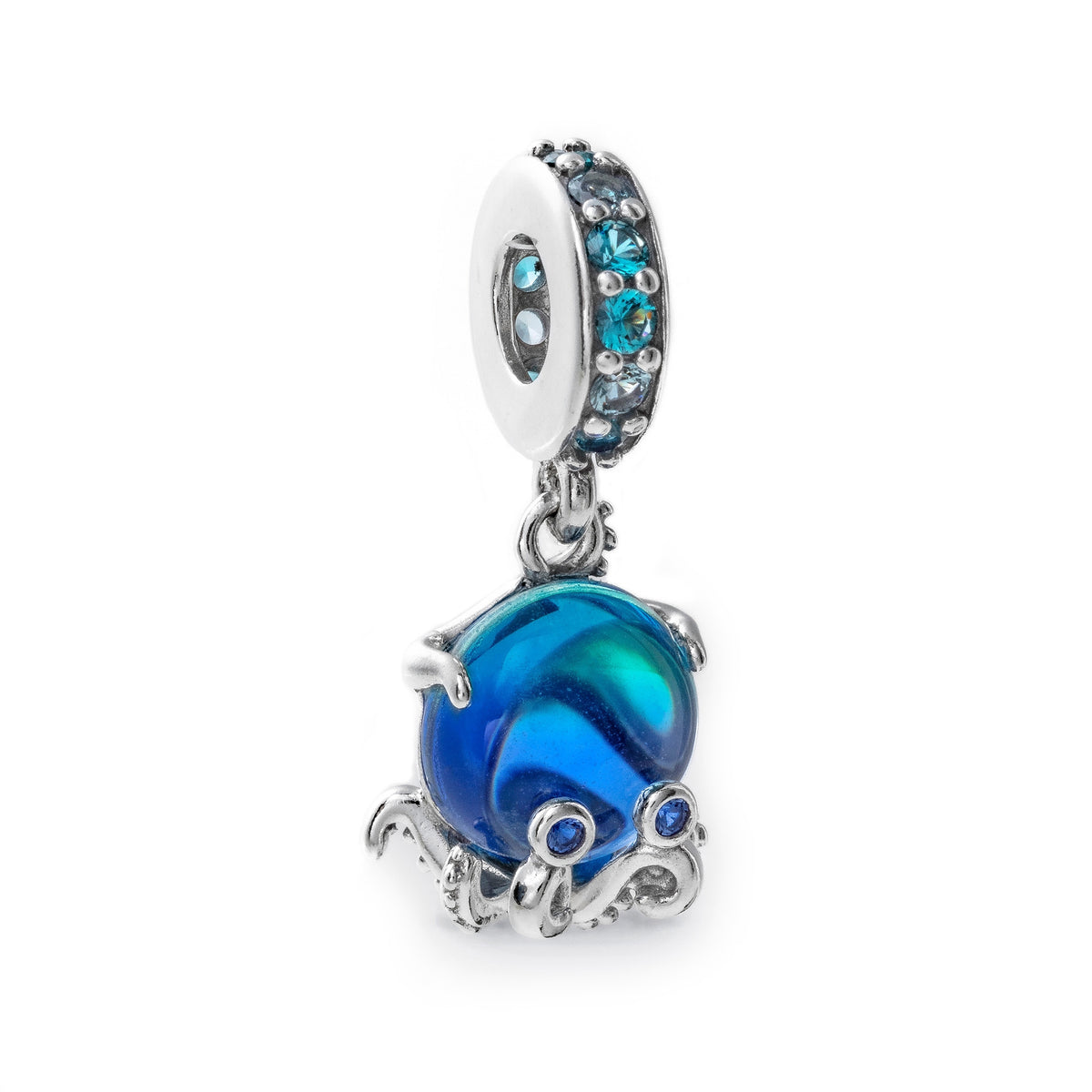 PANDORA JEWELRY Mod. MURANO GLASS CUTE OCTOPUS